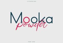 Mooka Powder - font duo Poster 1