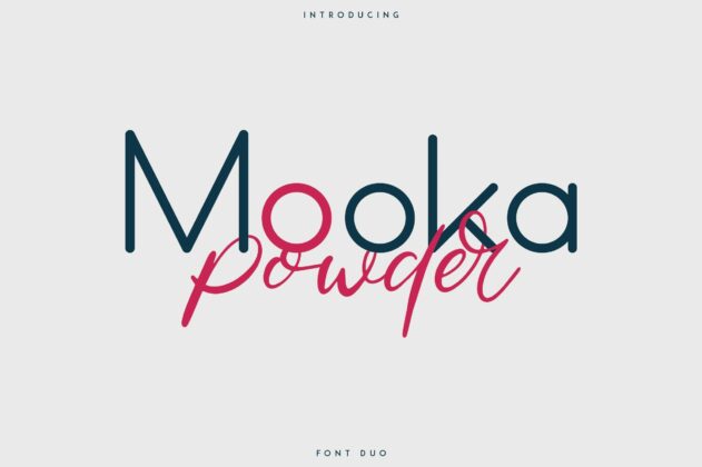 Mooka Powder - font duo Poster 1