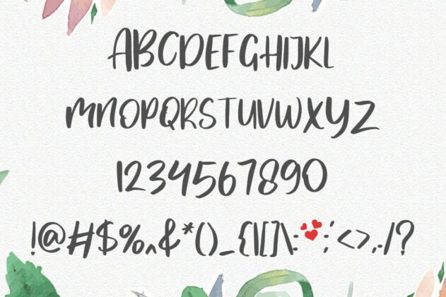 Mylove - Love Font Poster 2