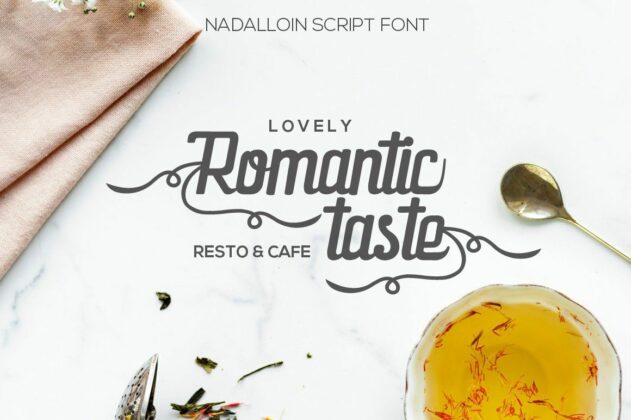Nadalloin font Poster 2