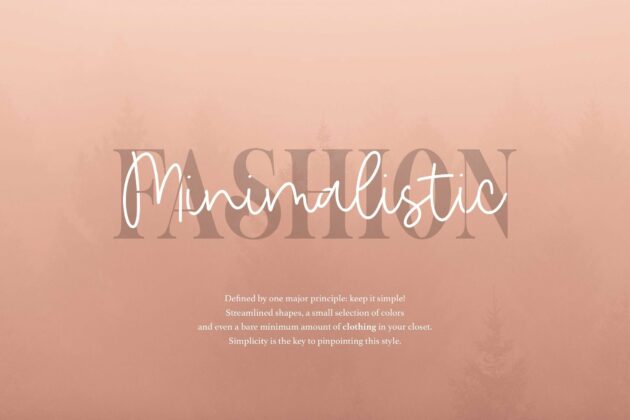 Nature Violces Modern Monoline Handwritten Font Poster 5
