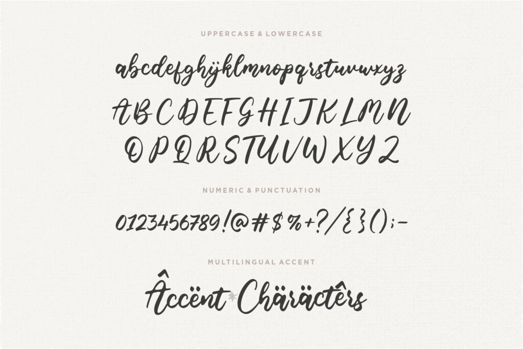 Noiseland Modern Handwritten Font Poster 2