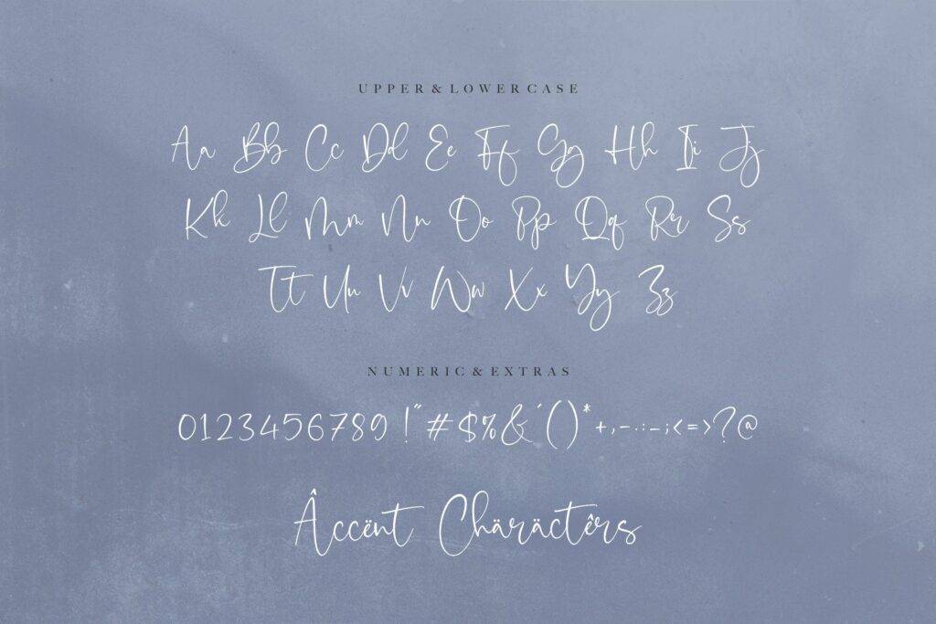 Nostalgic Luxury Modern Calligraphy Font Poster 2