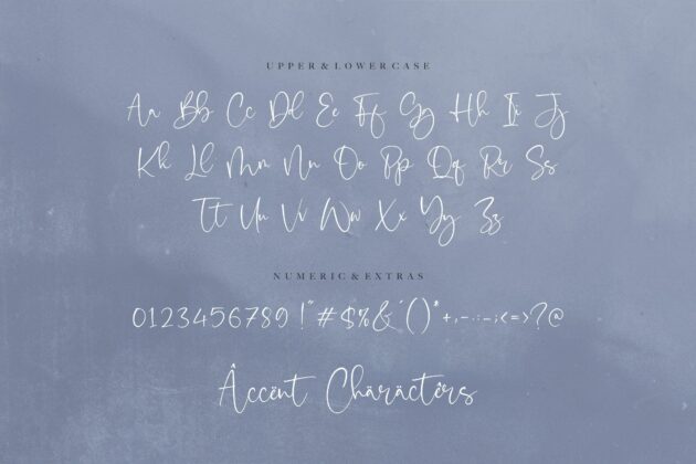 Nostalgic Luxury Modern Calligraphy Font Poster 2