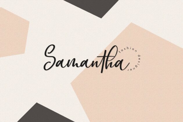 Omarta - Signature Font Poster 3