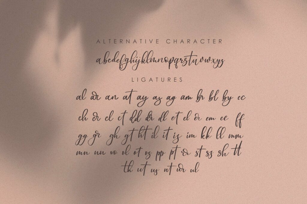 Omarta - Signature Font Poster 4