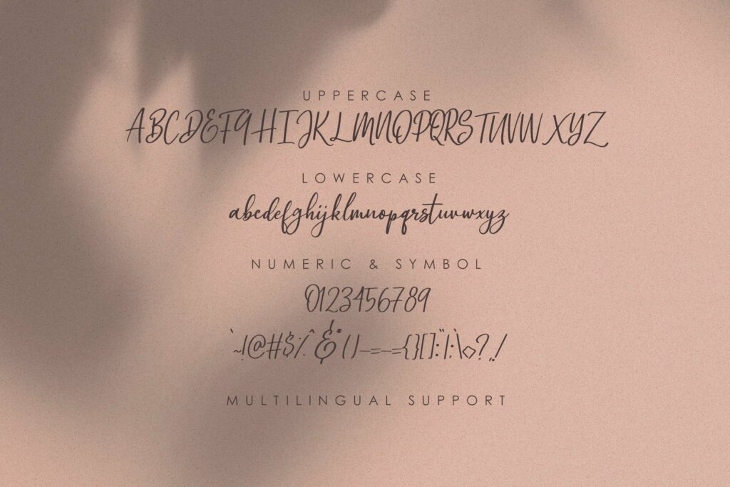 Omarta - Signature Font Poster 9
