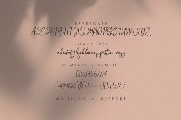 Omarta - Signature Font Poster 9
