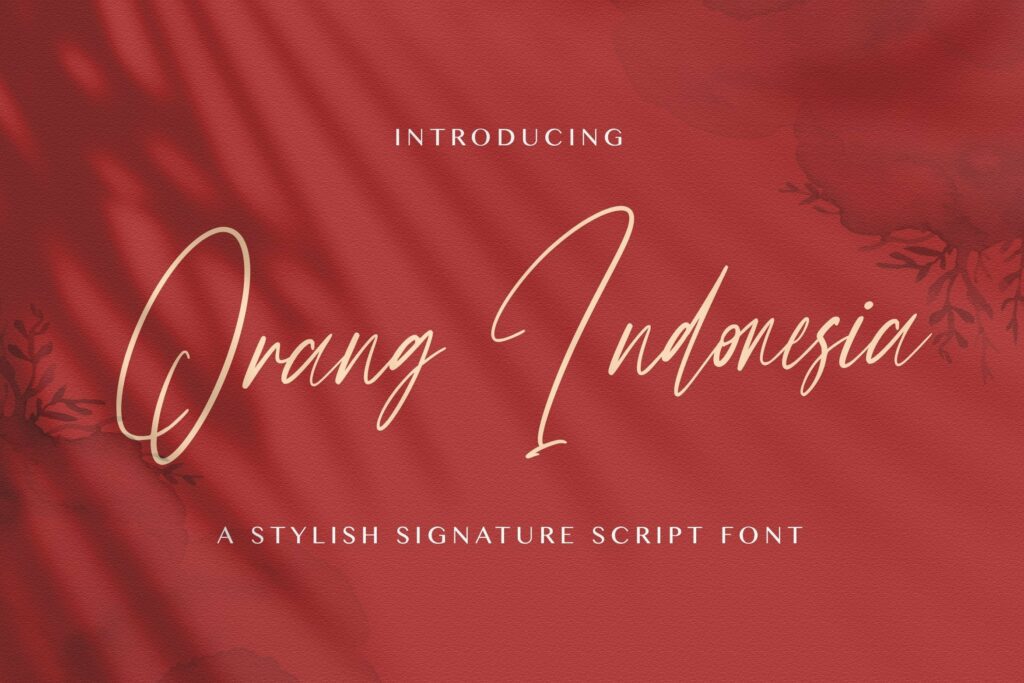 Orang Indonesia - Handwritten Font Poster 12