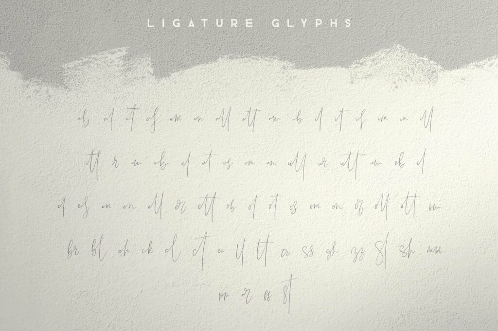 Orenda - Script font Poster 8
