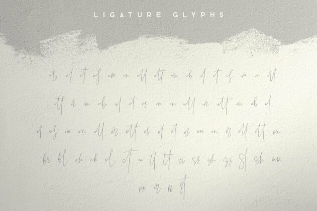 Orenda - Script font Poster 8