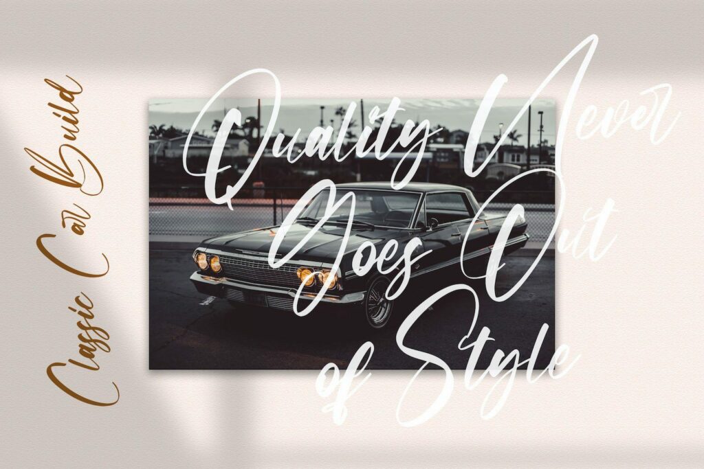 Origa Script - Handwritten Font Poster 2