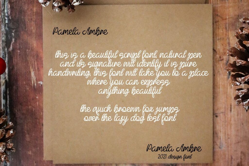 Pamela Ambre Poster 1