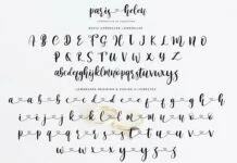 Paris Helen // Romantic Couple Love Script Poster 1