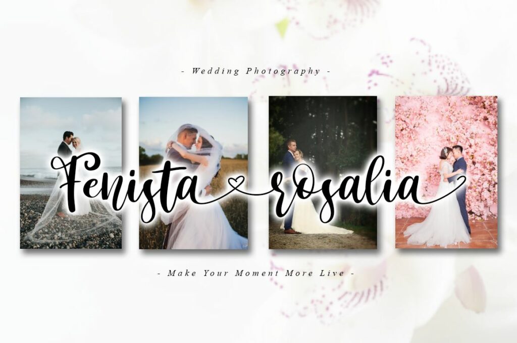 Paris Helen // Romantic Couple Love Script Poster 7