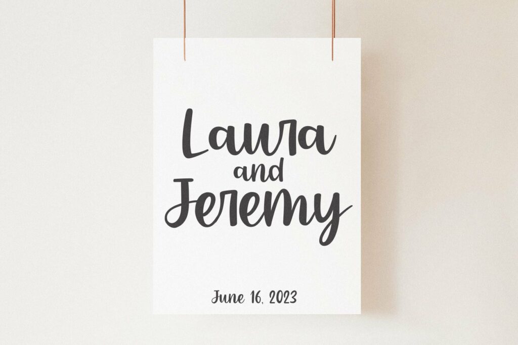 Peach Garden - Handwritten Script Font Poster 1