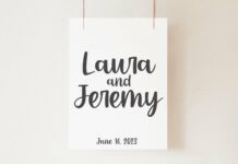 Peach Garden - Handwritten Script Font Poster 1