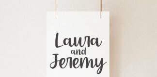 Peach Garden - Handwritten Script Font Poster 1