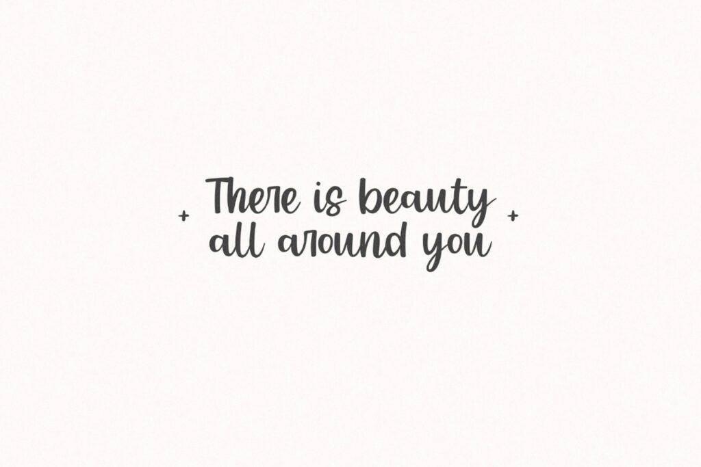 Peach Garden - Handwritten Script Font Poster 3