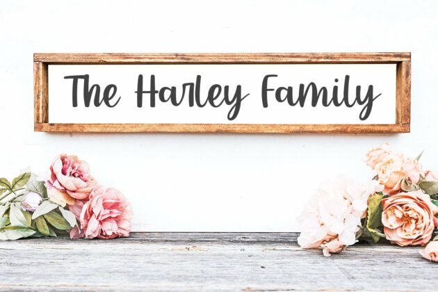 Peach Garden - Handwritten Script Font Poster 5