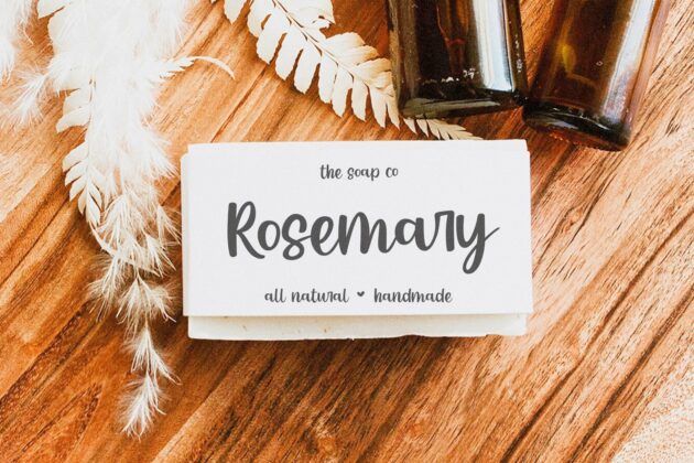 Peach Garden - Handwritten Script Font Poster 10
