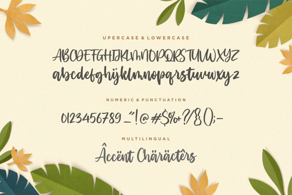 Perfect Island Modern Handwritten Font Poster 2