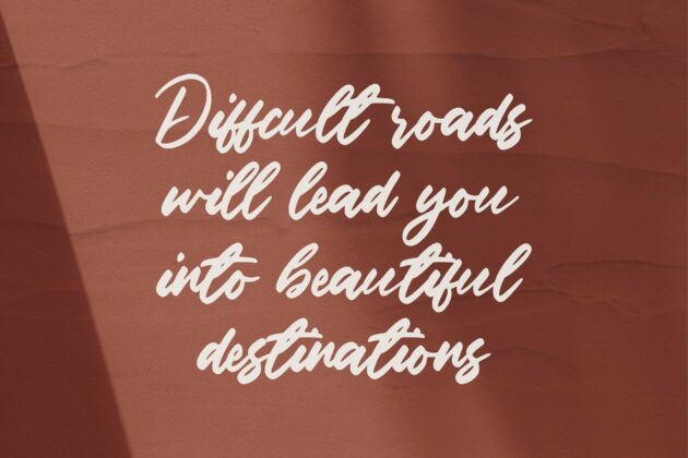 Phoenix Island Handwritten Font Poster 7
