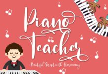 Piano Teacher Script With Harmony Feel Poster 1