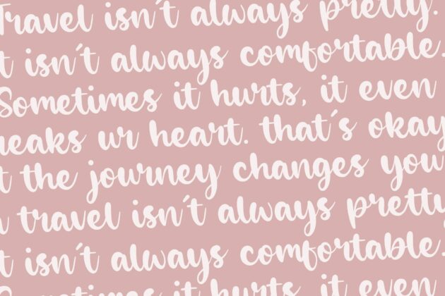 Piglets Modern Handwritten Font Poster 7