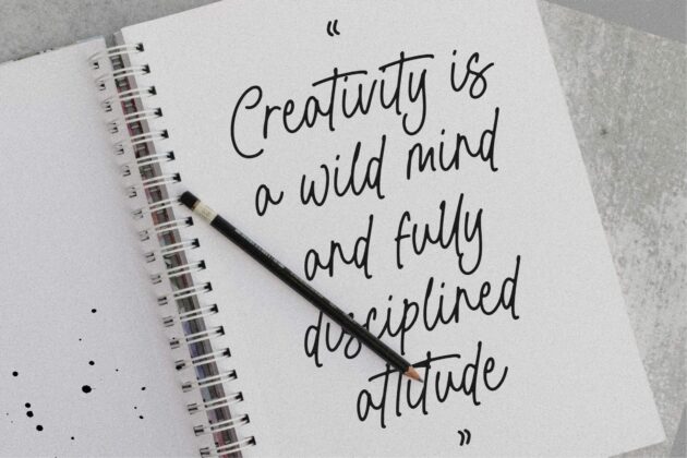 Pushbacks Handwritten Font Poster 5