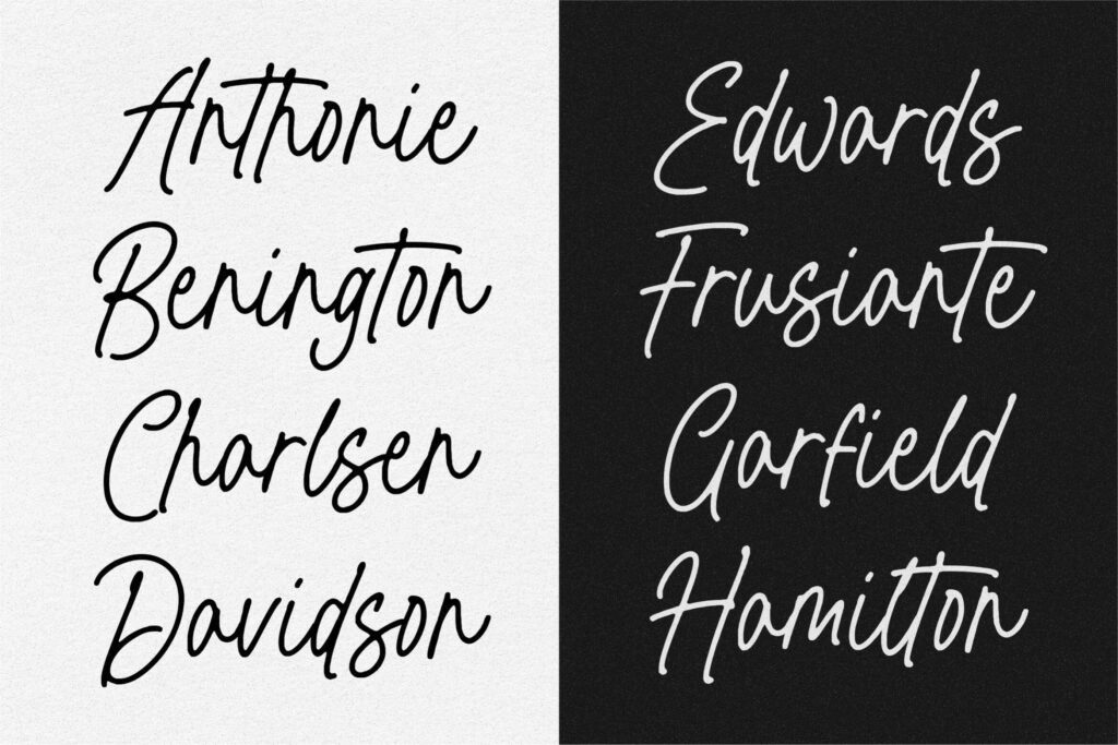 Pushbacks Handwritten Font Poster 6