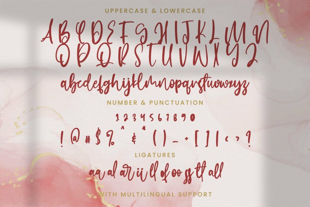 Quiglary - Handwritten Font Poster 3