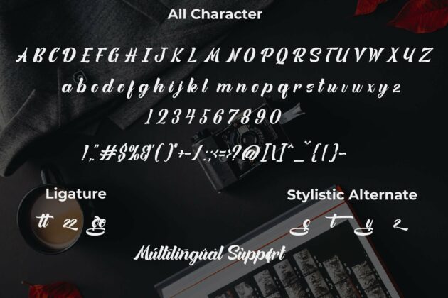 Quitgan! Script Font. Poster 3