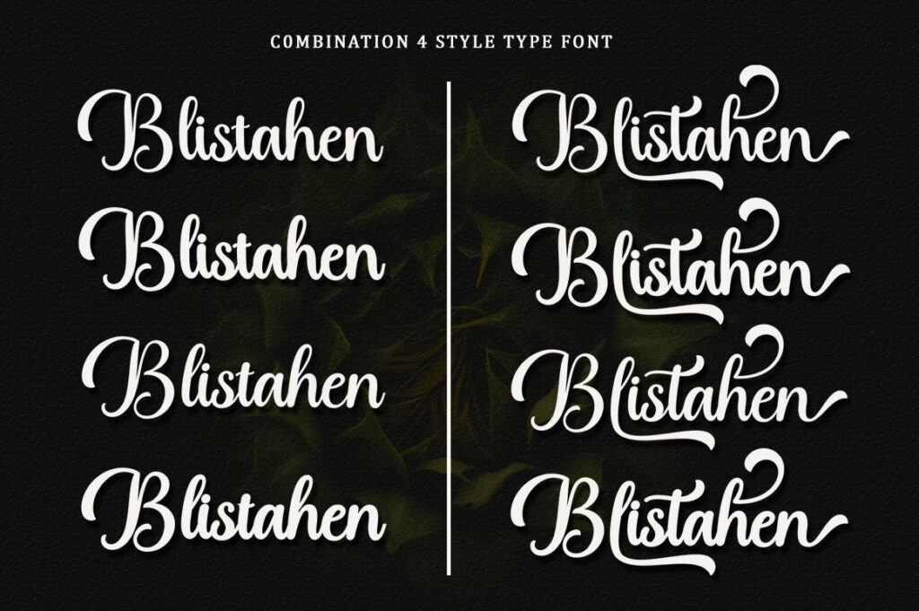 Rabusta Greatness - 4 Type Font Poster 1