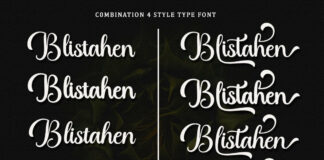Rabusta Greatness - 4 Type Font Poster 1