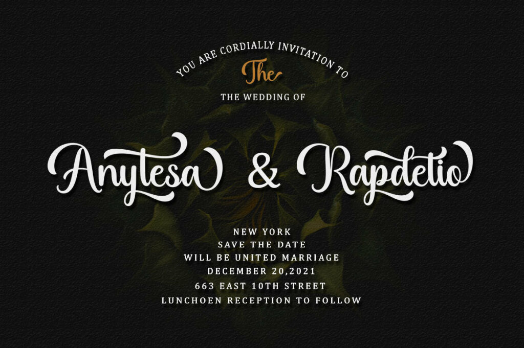 Rabusta Greatness - 4 Type Font Poster 8