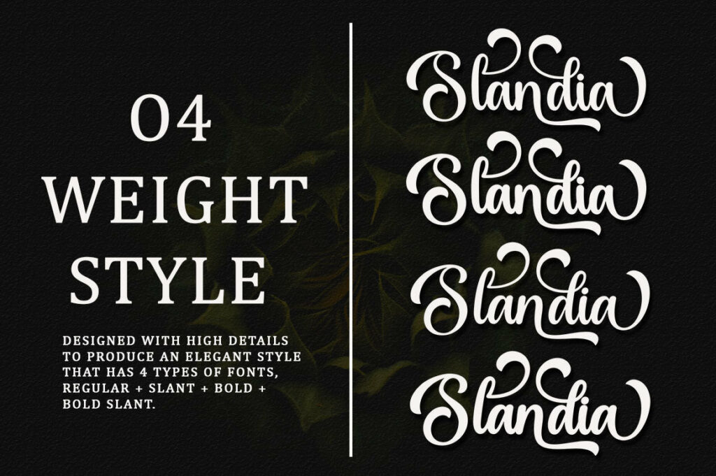 Rabusta Greatness - 4 Type Font Poster 9