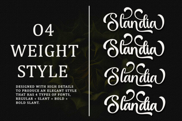 Rabusta Greatness - 4 Type Font Poster 9