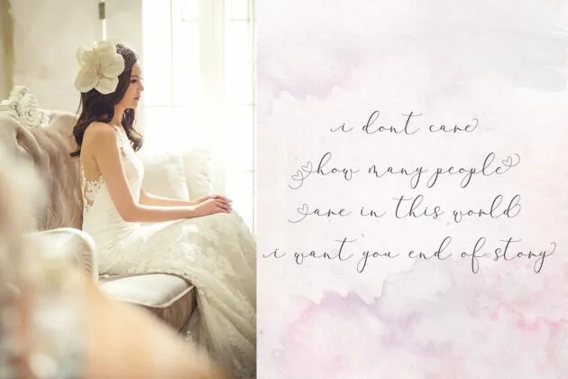 Rachela Lovely Calligraphy Font Poster 10