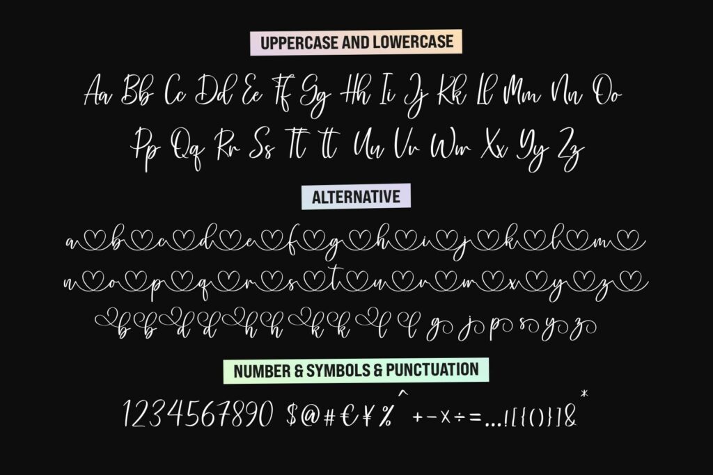 Raelyn - Lovely Script Font Poster 1