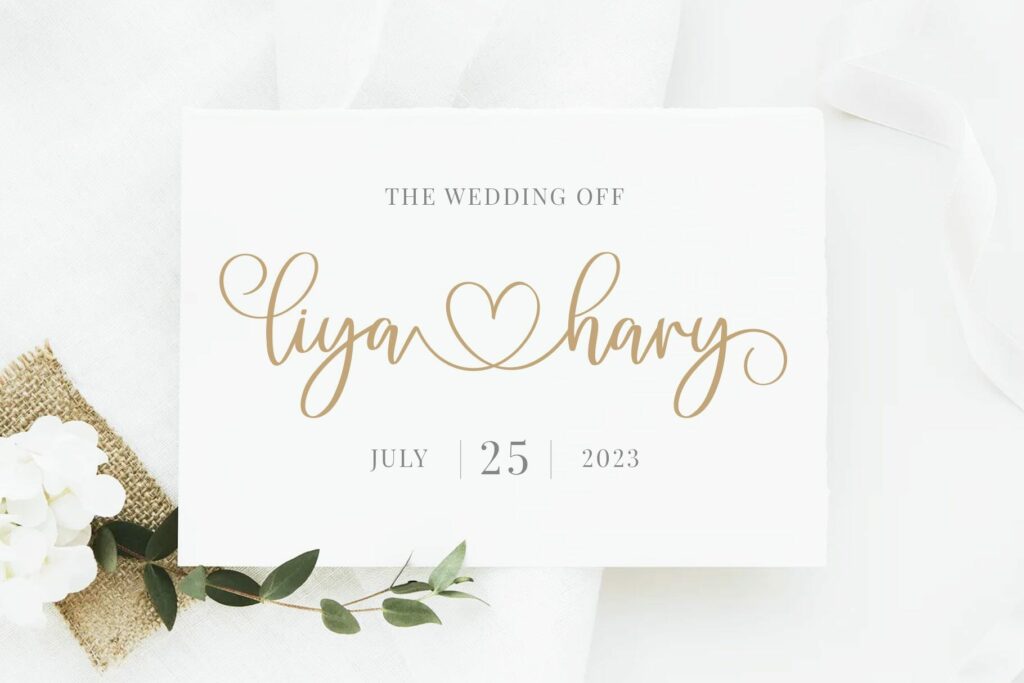 Raelyn - Lovely Script Font Poster 7