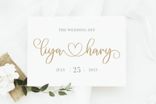 Raelyn - Lovely Script Font Poster 7