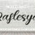 Raflesya Modern Script