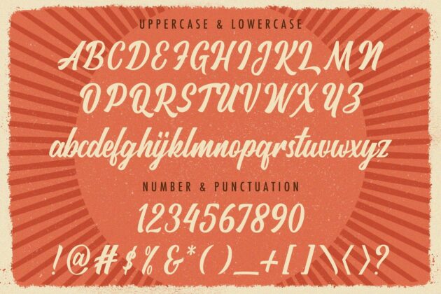 Rategin - Vintage Script Font Poster 10