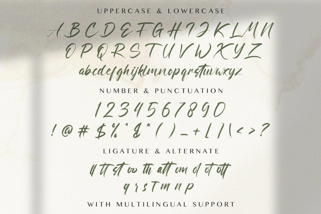 Ratri Volutten - Handwritten Font Poster 1