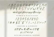 Ratri Volutten - Handwritten Font Poster 1