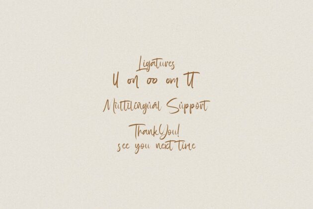 Rattfiny Script - Signature Script Font Poster 10