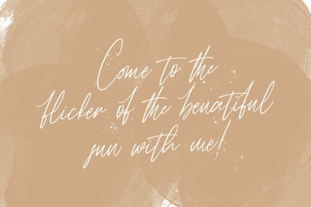 Rattih Putri - Handwritten Font Poster 3
