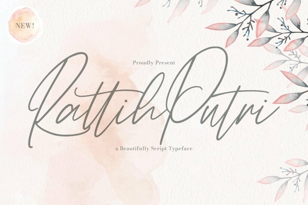 Rattih Putri - Handwritten Font Poster 8