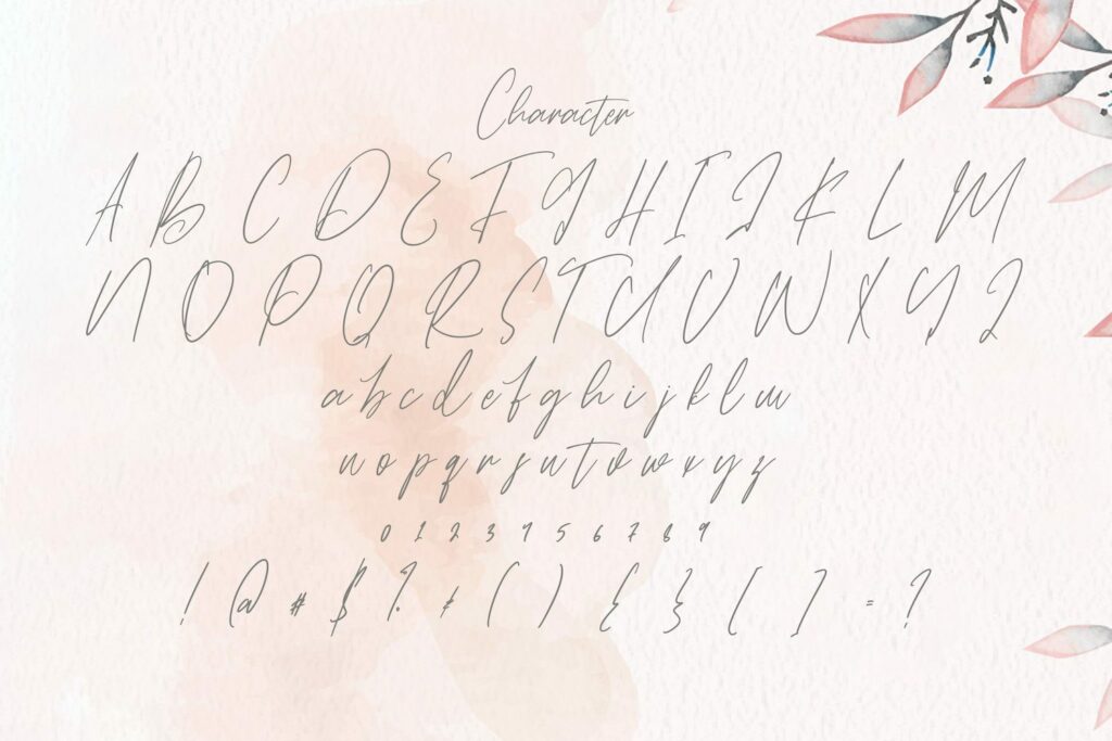 Rattih Putri - Handwritten Font Poster 9